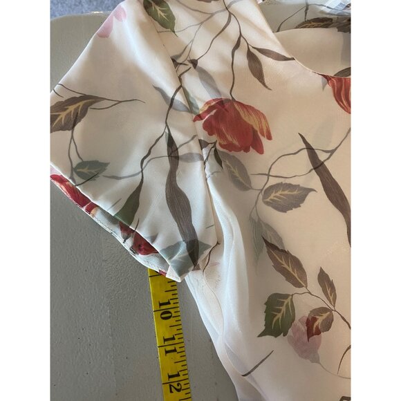 Jessica Howard Floral A-Line Dress Short Sleeve Size 6 Tall - Picture 8 of 8